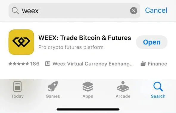 Comment télécharger l’application WEEX sur iOS