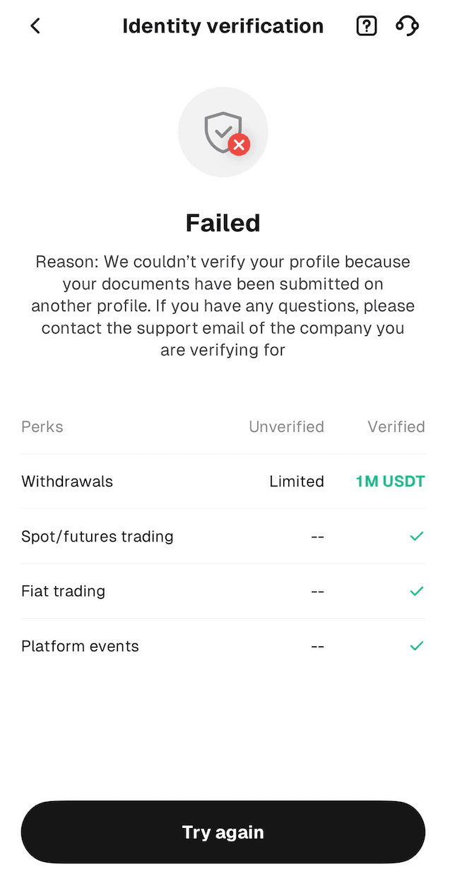 What Happens If the Verification Fails Instead